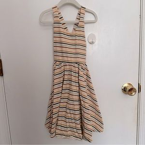 Alice & Ames Pinafore dress in Rollerblade Stripe